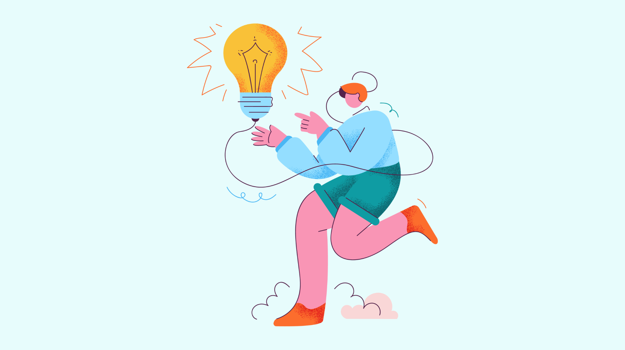 Residential Energy Credits - illustration of person holding light bulb