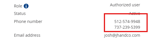 Chase Authorized User Phone Number