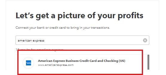 QBO Connect Bank or Credit Cards