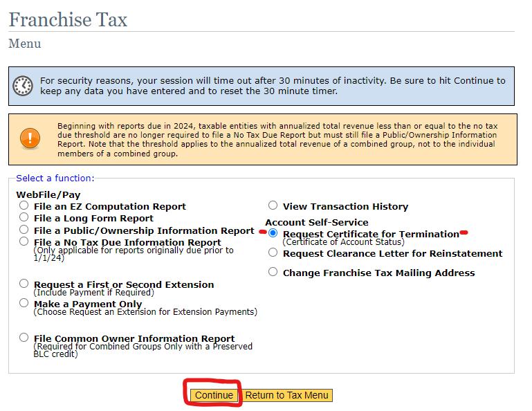 Texas Comptroller Franchise Tax